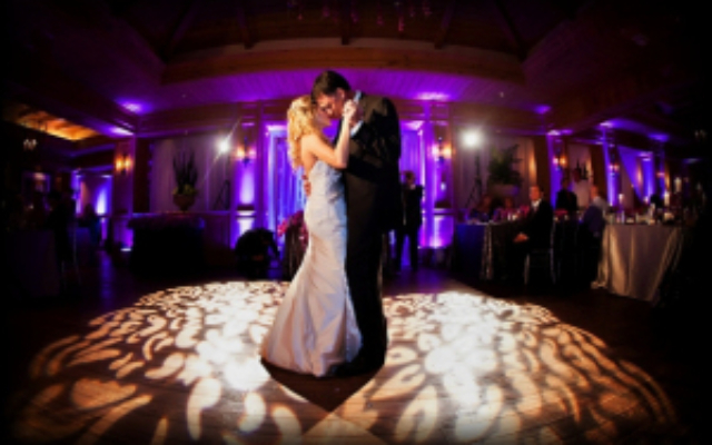 uplights wedding