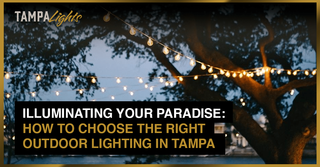 Illuminating Your Paradise- How to Choose the Right Outdoor Lighting in Tampa